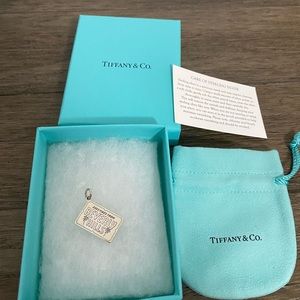 Tiffany & Co postcard charm